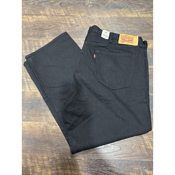Levi's 501 Original Fit Jeans Men’s 50x32 Big & Tall Stretch Black Denim NWT - Picture 4 of 6